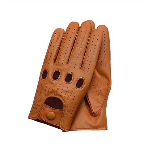 Alain Goatskin Leather Driving Gloves