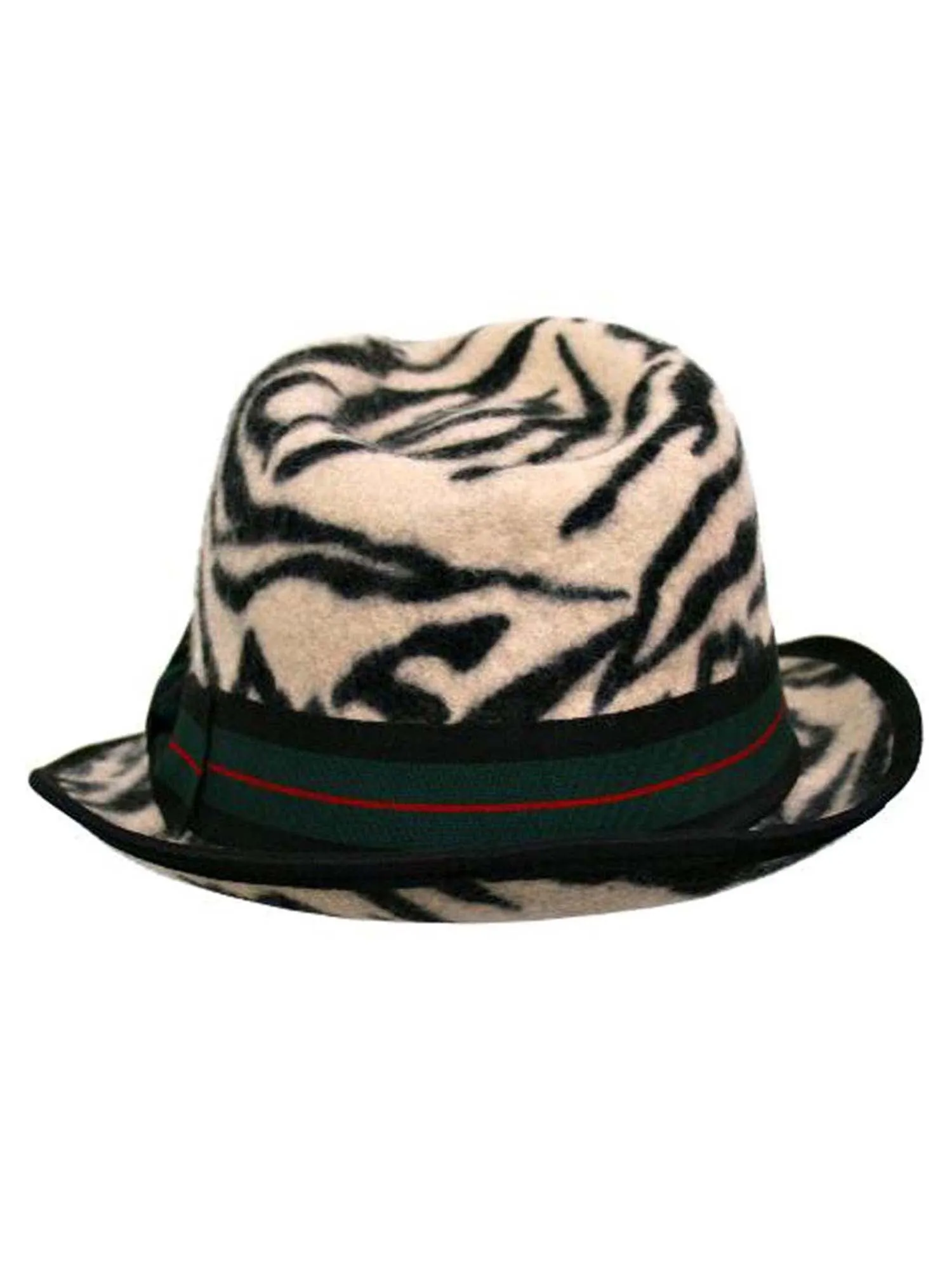 Animal Print Wool Fedora Hat