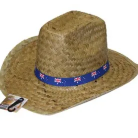 Australia Day Aussie Straw Cowboy Hat