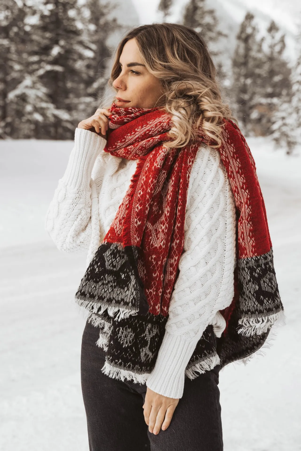 Aztec Blanket Scarf