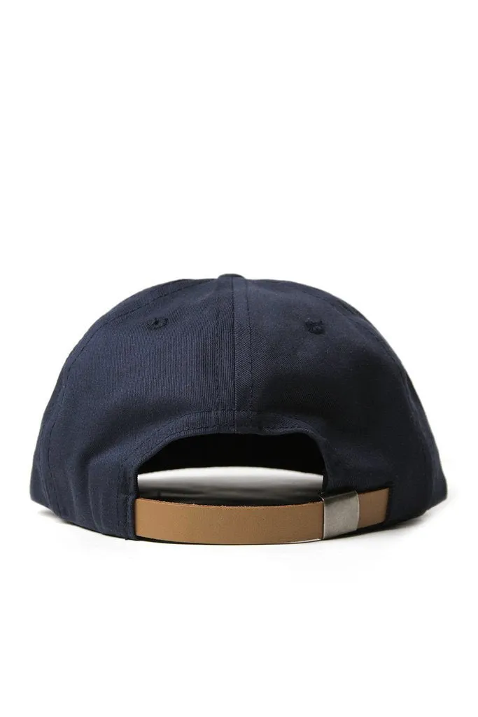 B Flat Cap Cotton Twill Navy