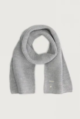 Baby Knitted Scarf | Grey Melange