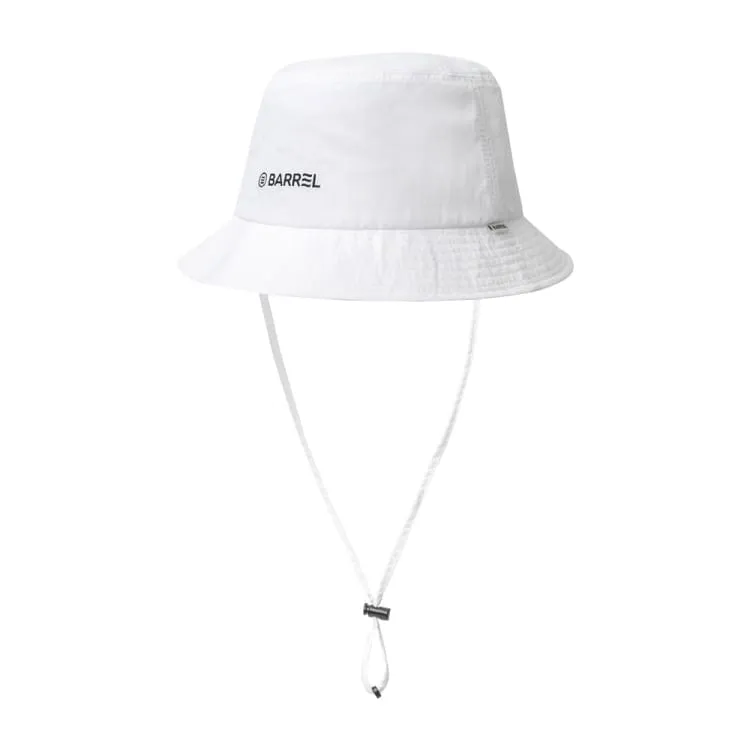 Barrel Basic Solid Bucket Hat-WHITE