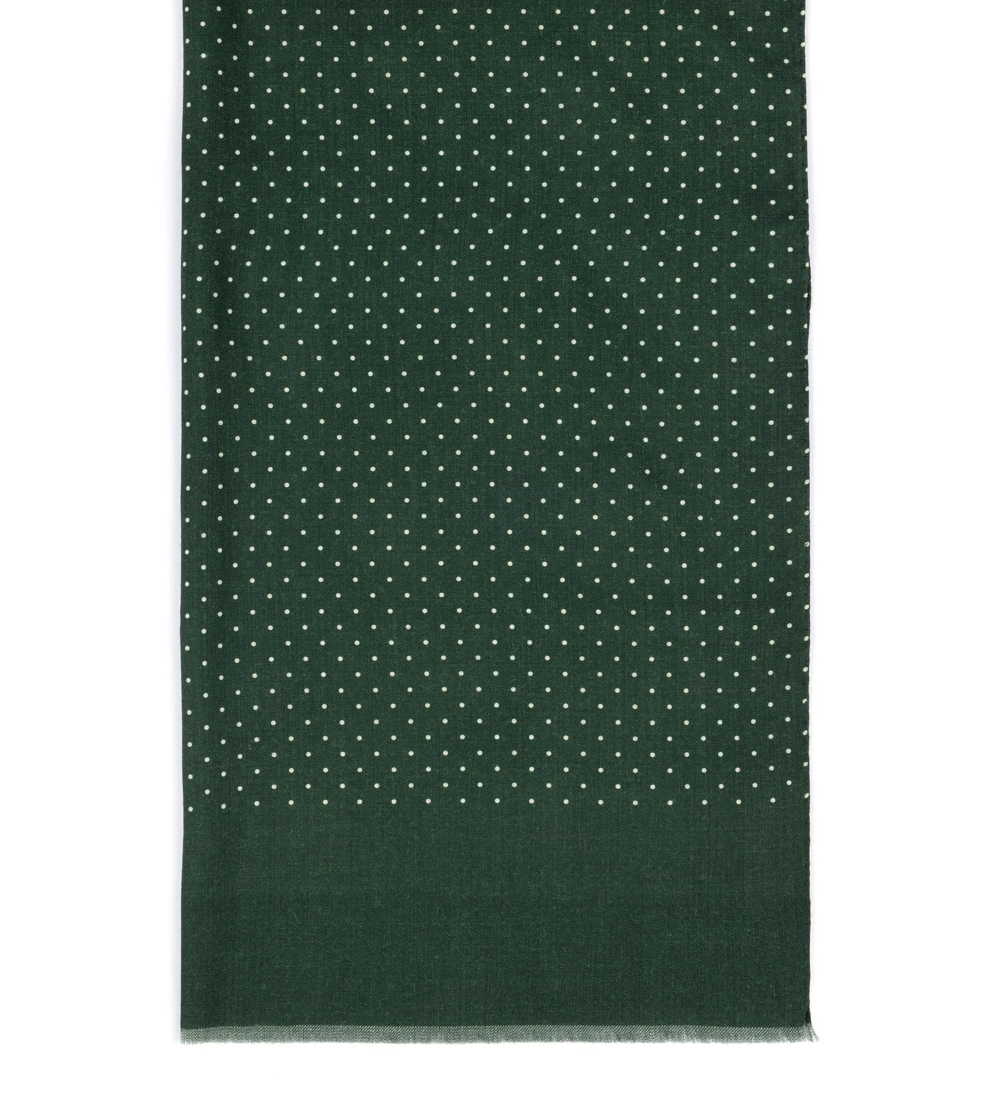 Bigi Lightweight Wool Scarf: Green