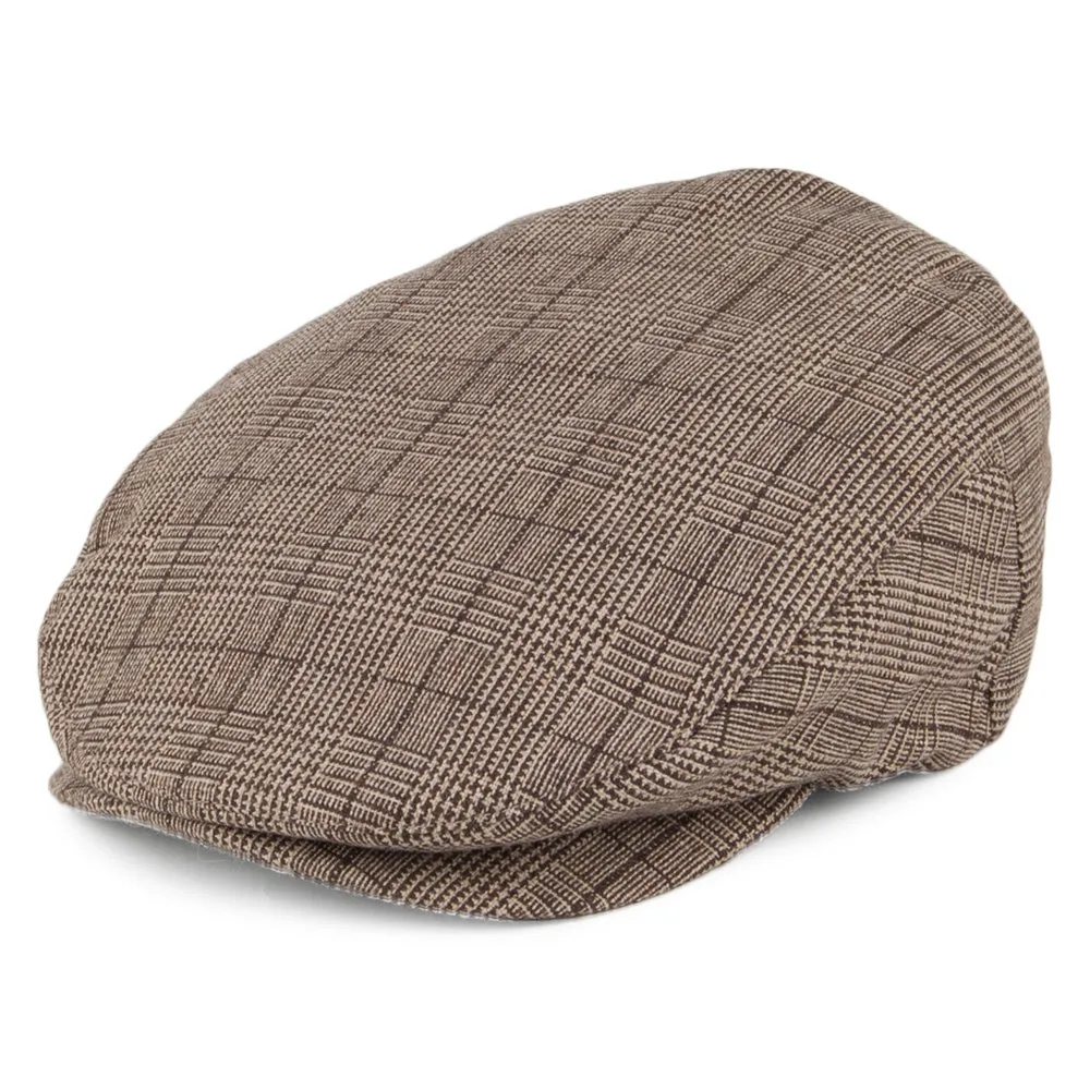 Brixton Hats Barrel Flat Cap - Tan-Brown