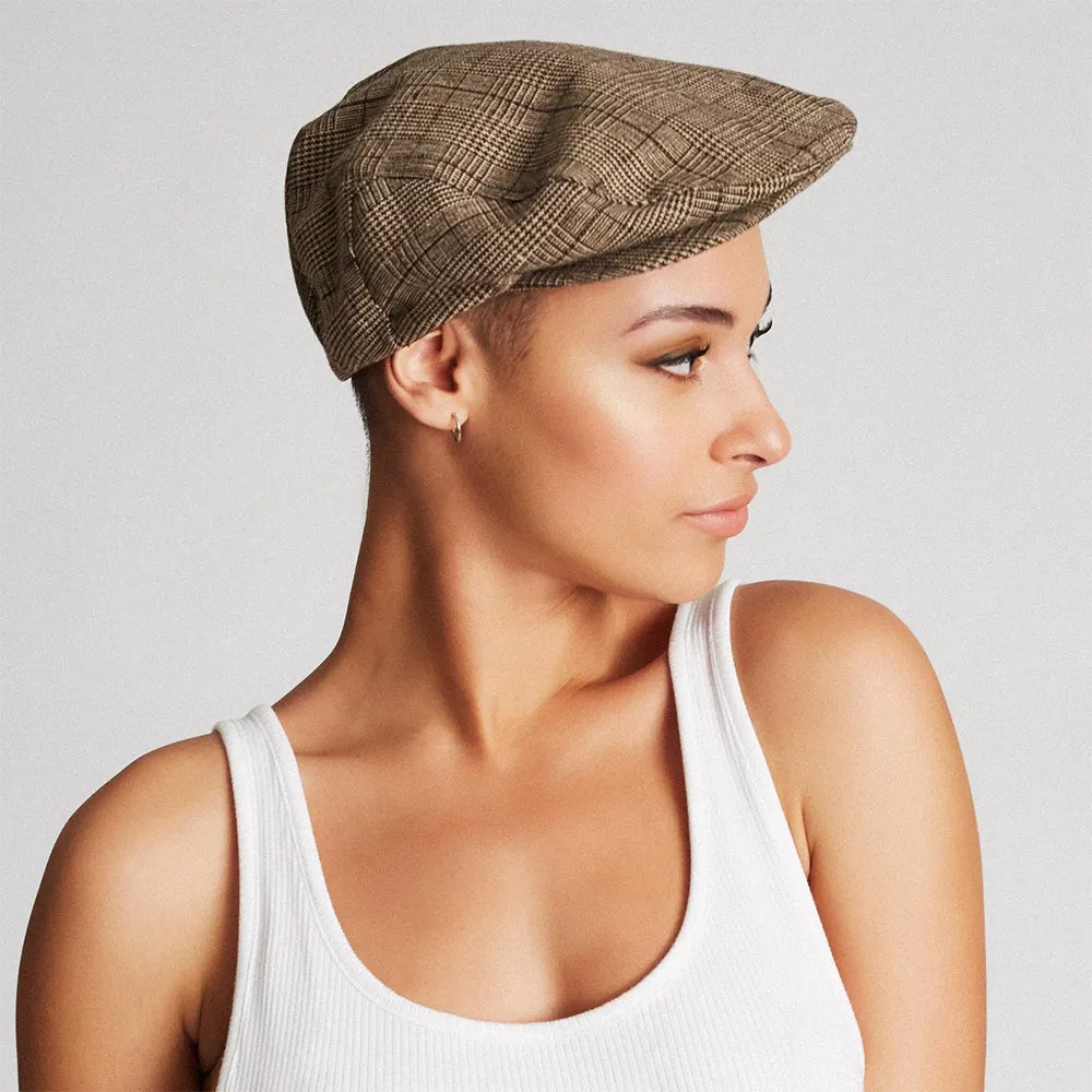 Brixton Hats Barrel Flat Cap - Tan-Brown