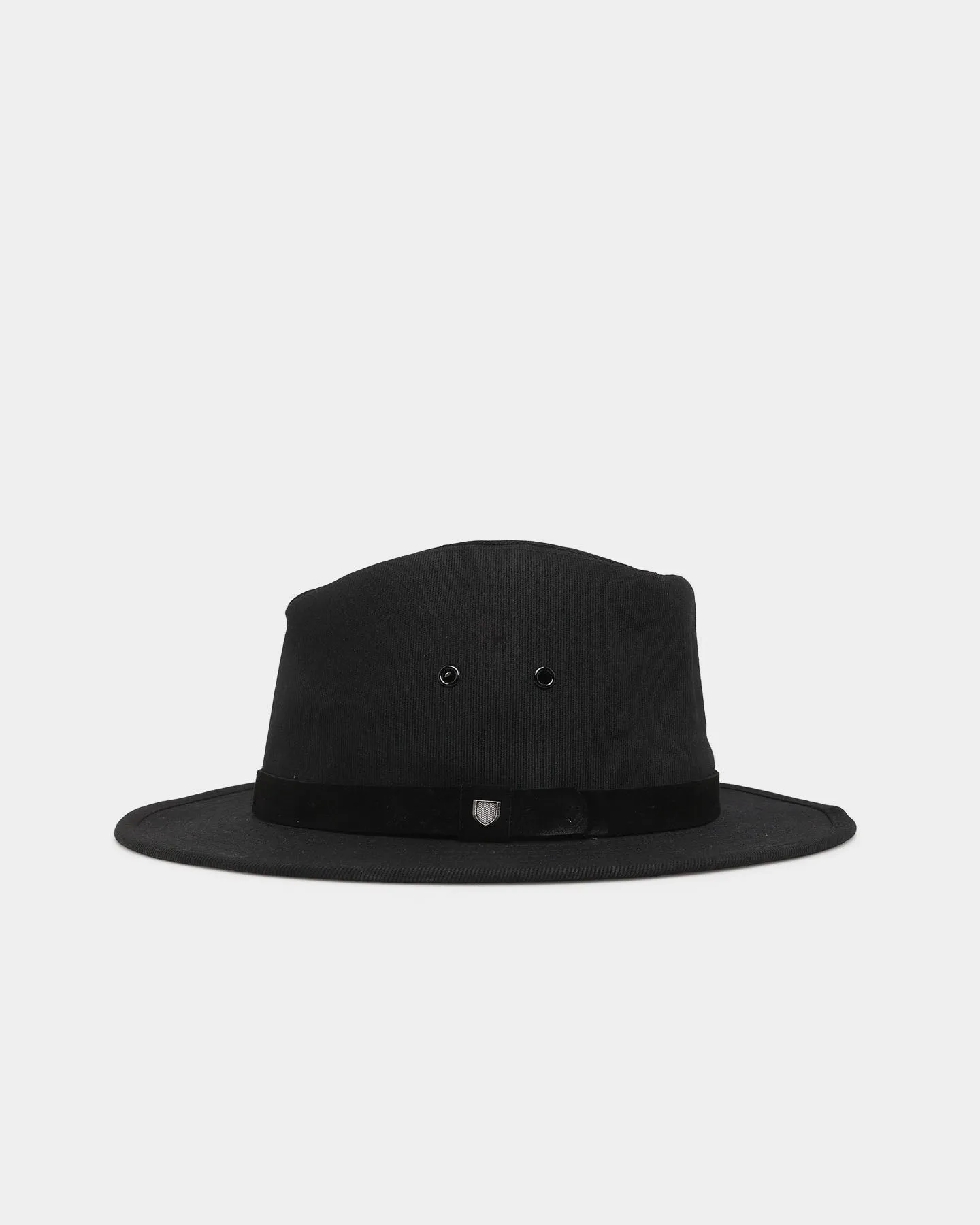 Brixton Messer X Adventure Fedora Hat Black/Black