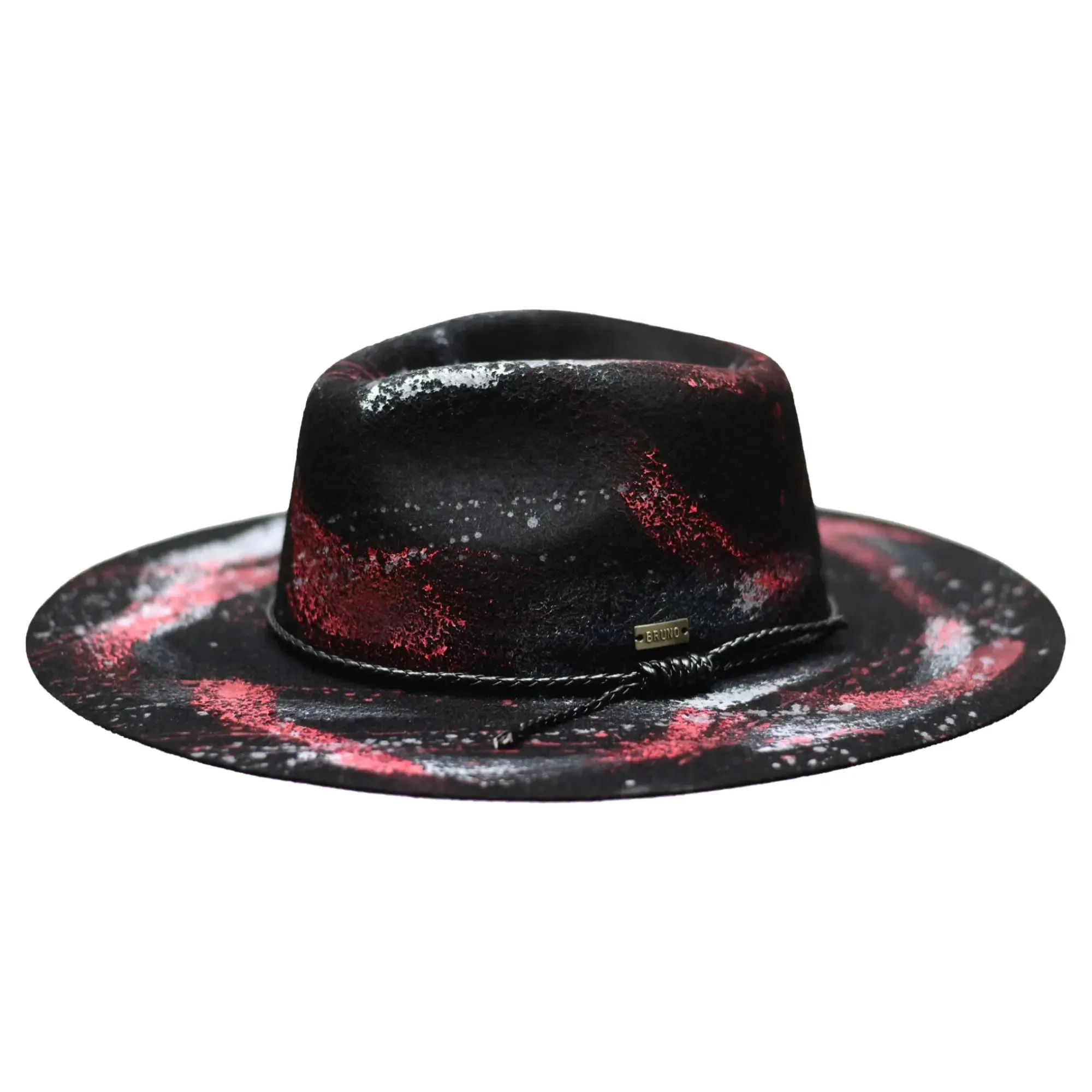 Bruno Capelo Influencer Wide Brim Wool Fedora