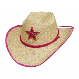 Bullhide Rodeo Party - Children's Straw Cowgirl Hat