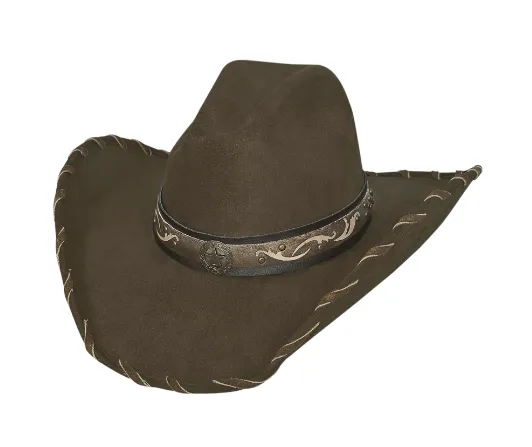 Bullhide STRAIGHT SHOOTER Chocolate Buckskin Western Cowboy Hats Style 0602CH