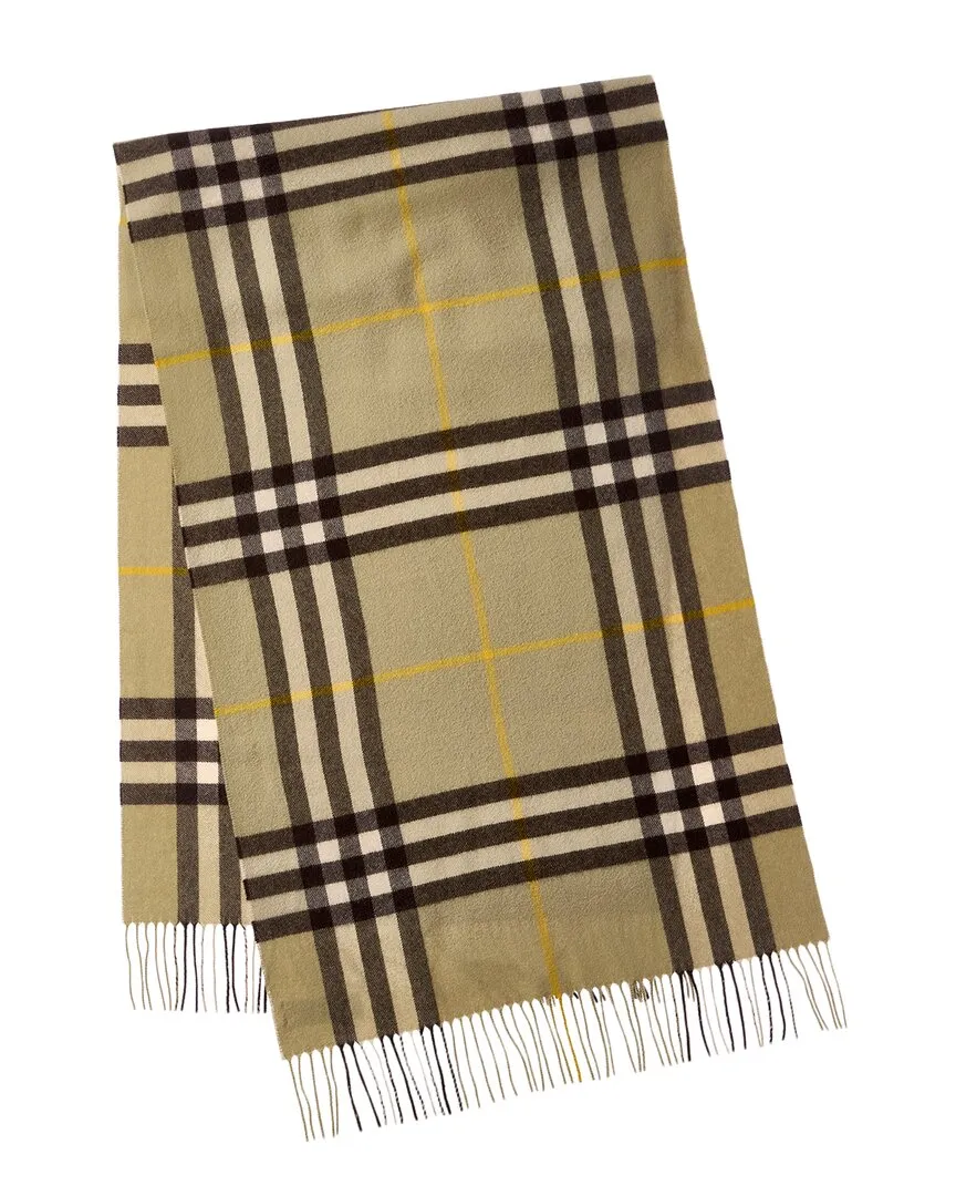 Burberry Giant Check Reversible Cashmere Scarf