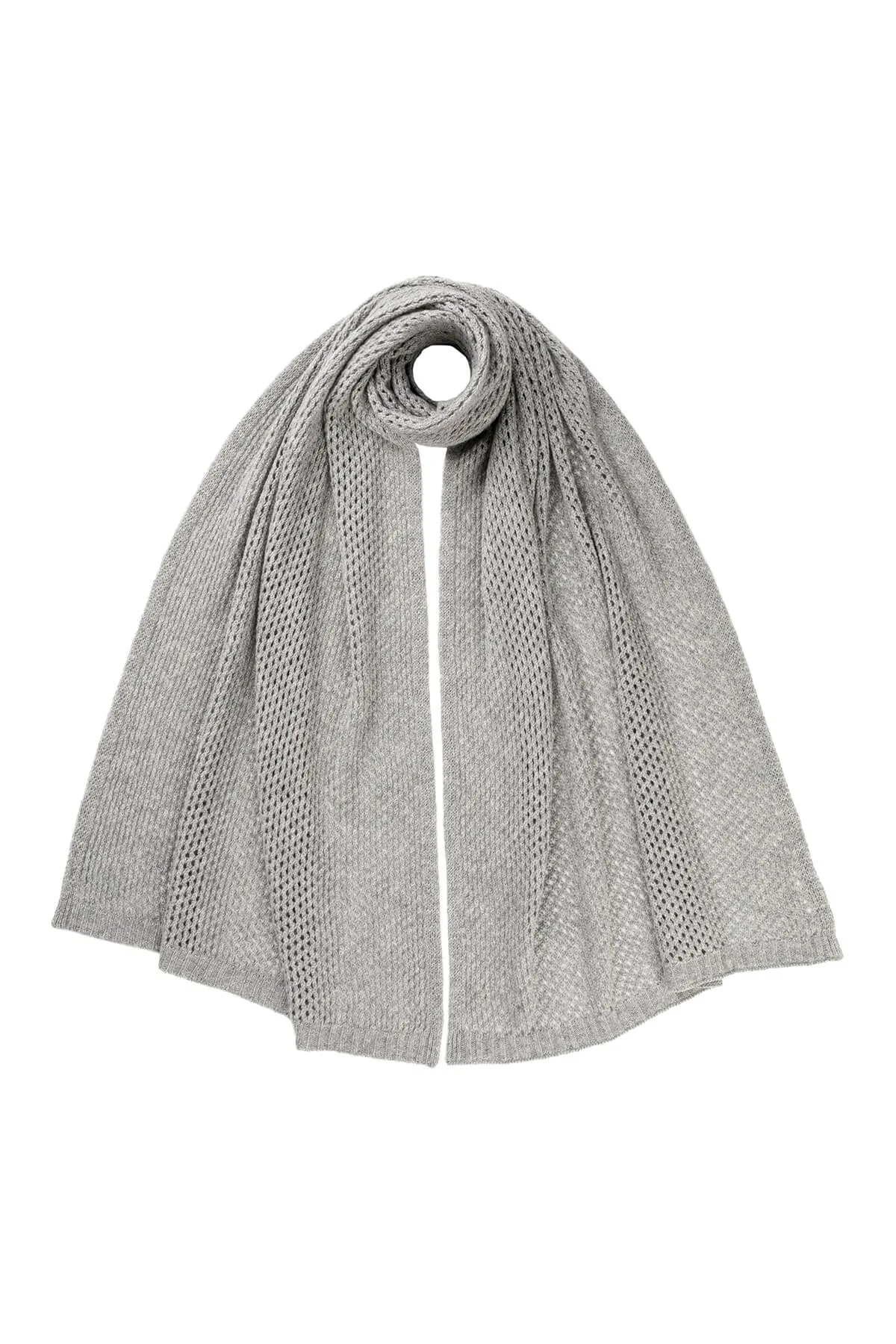 Cashmere Crochet Wrap