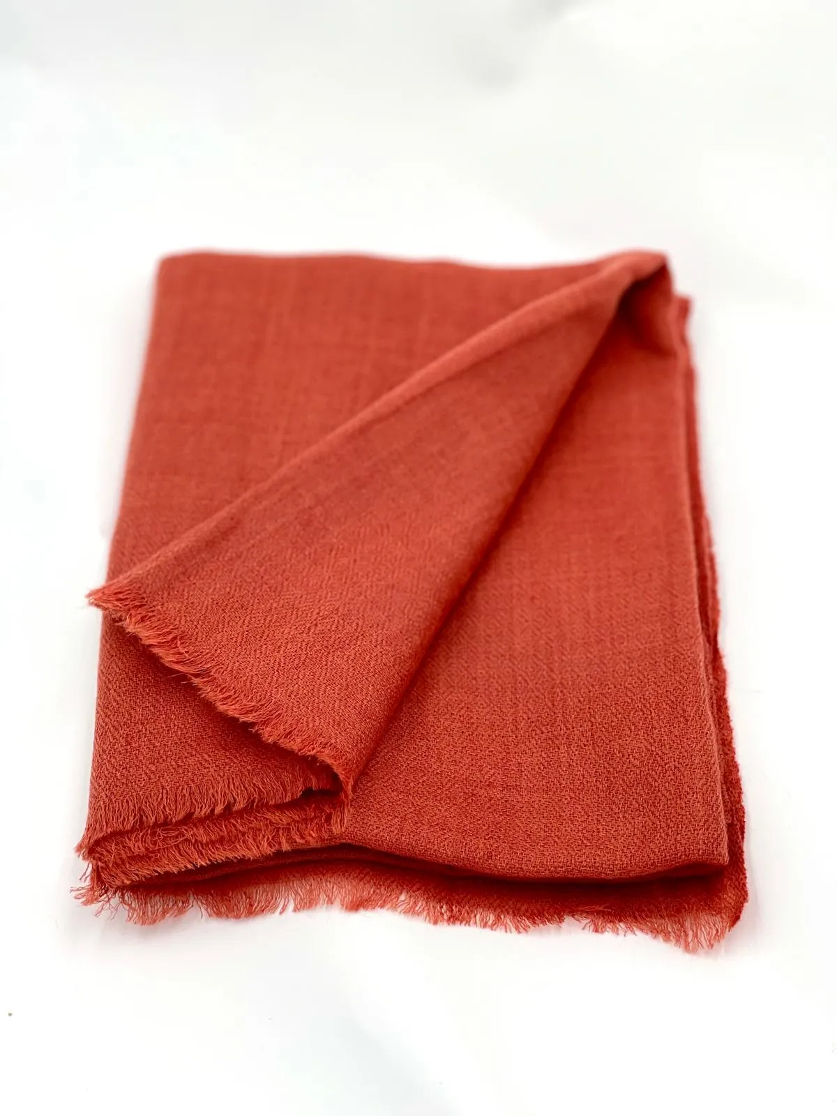 Cashmere Scarf - Burnt Orange