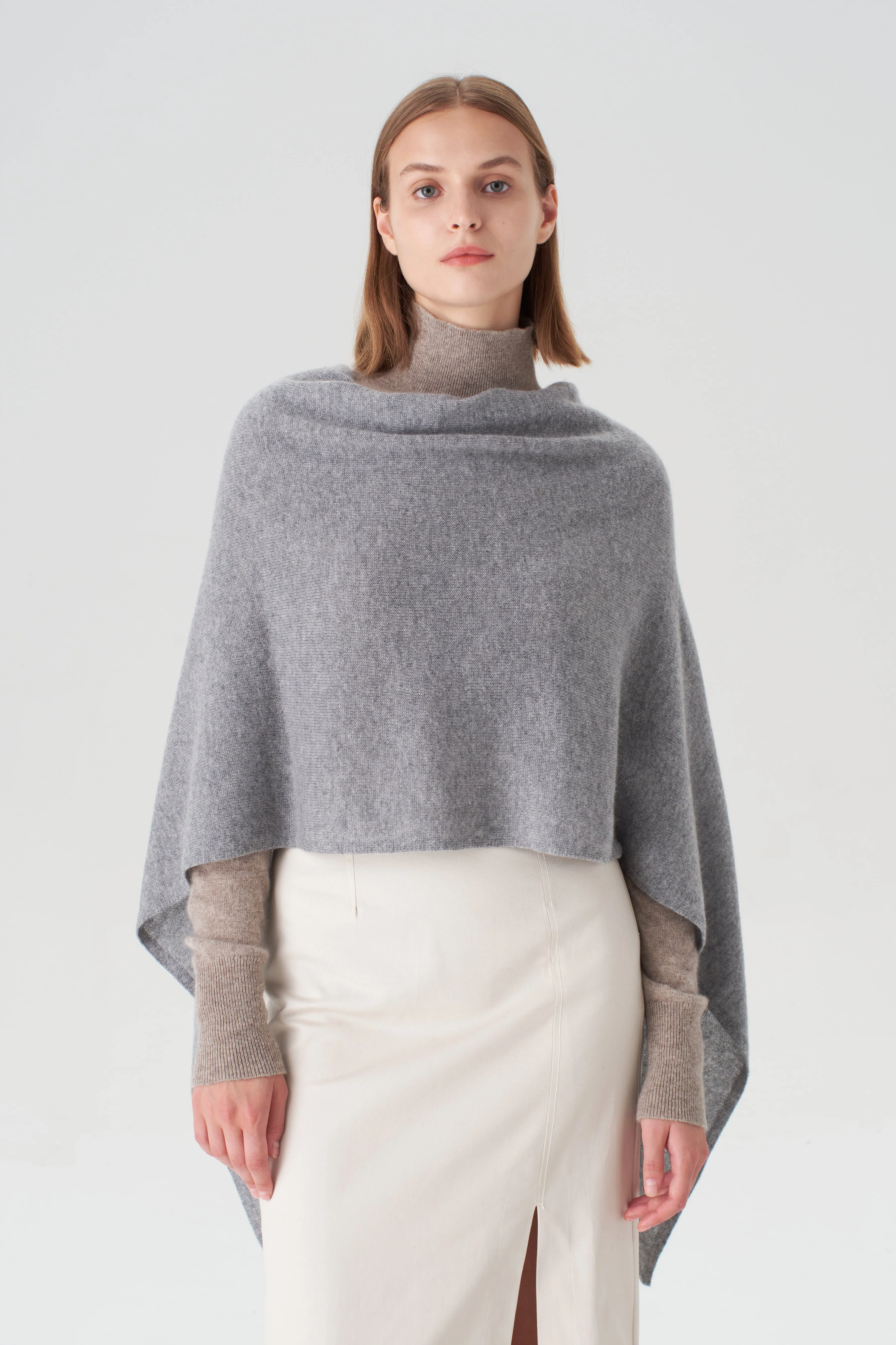 Cashmere Topper - Grey