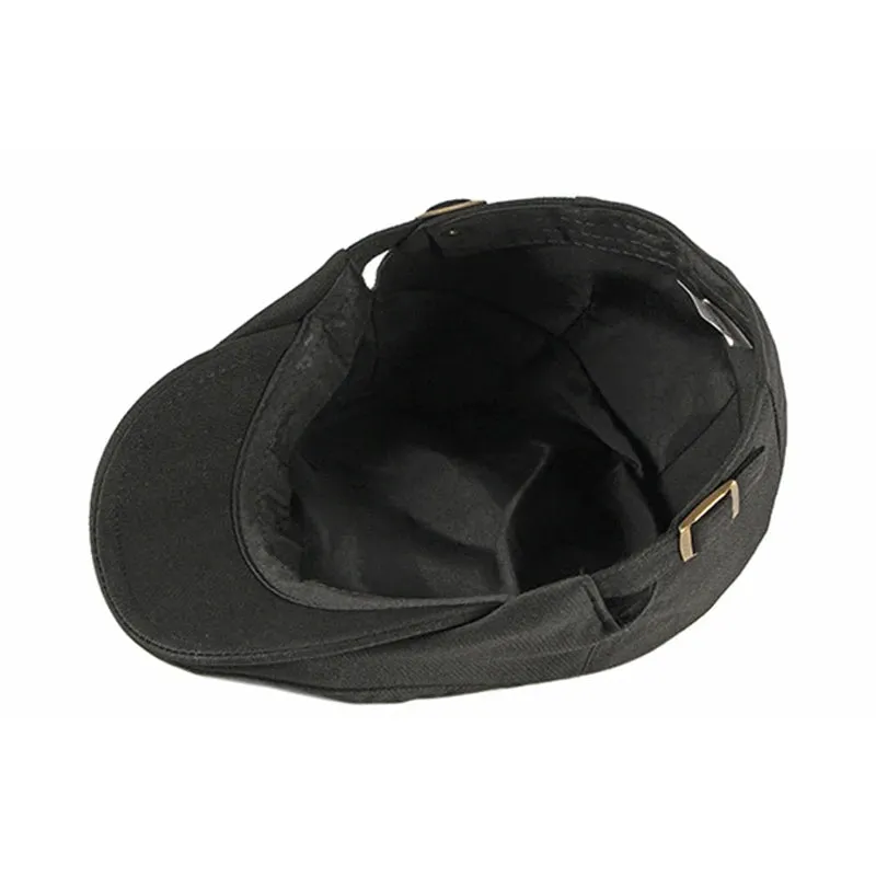 Casual Art Wool Flat Cap