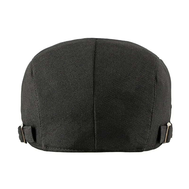 Casual Art Wool Flat Cap