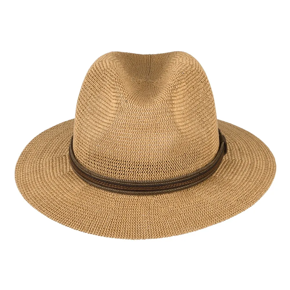 City Sport Ontario Safari Fedora Hat - Toffee