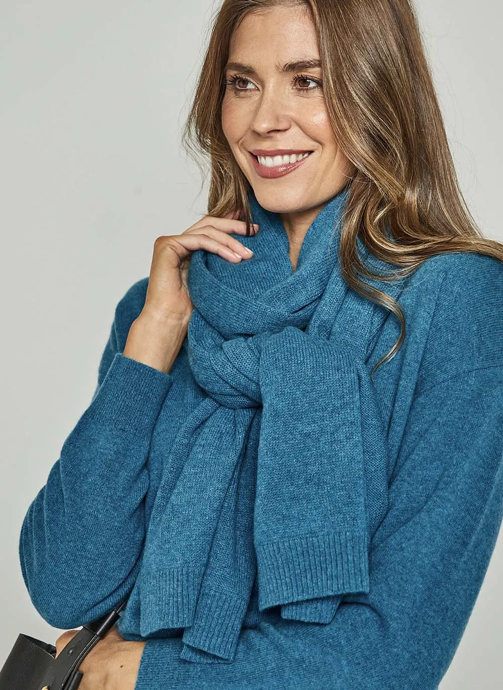 Classic Cashmere Scarf - Teal