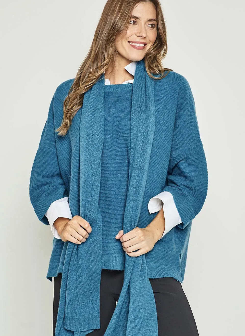 Classic Cashmere Scarf - Teal