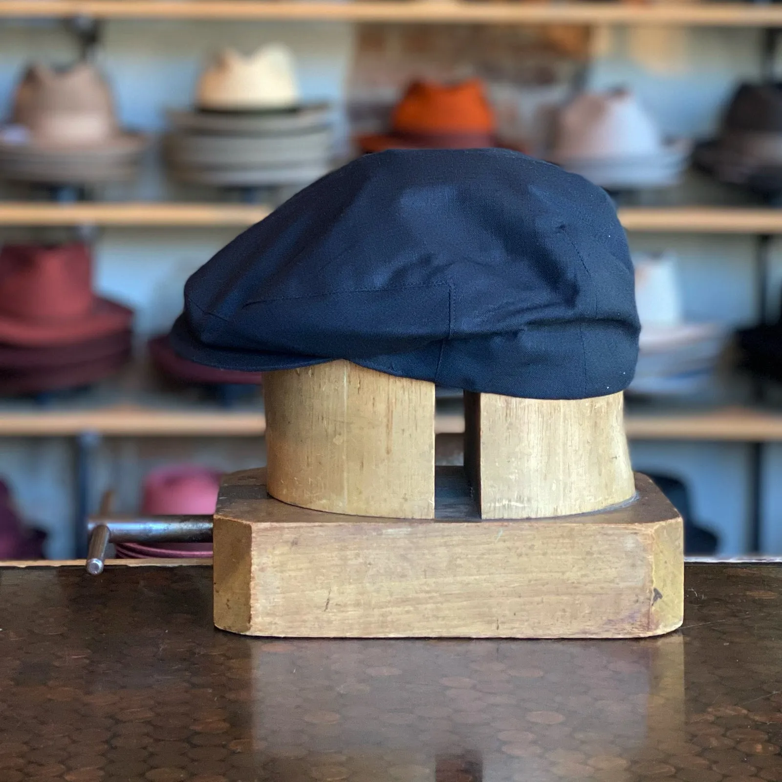 Classic Linen Flat Cap