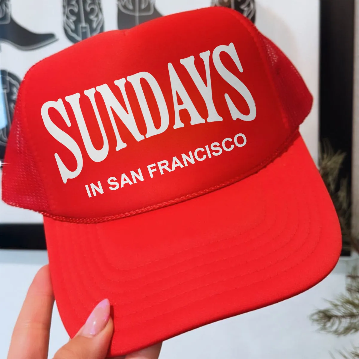 Custom "Sundays in..." Trucker Hat