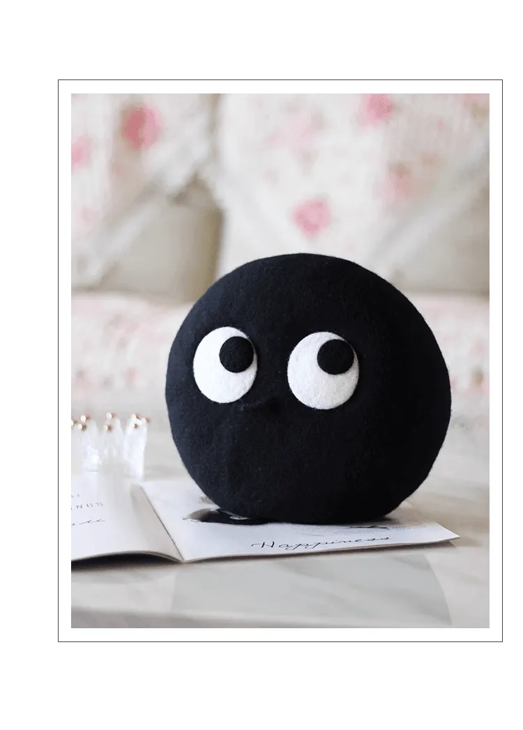 Cute Black Coal Ball Eyes Painter Hat