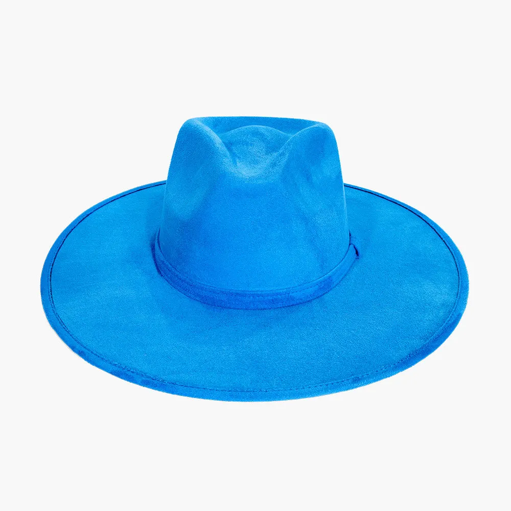 Dallas Blue Wide Brim Hat by AB.LINO