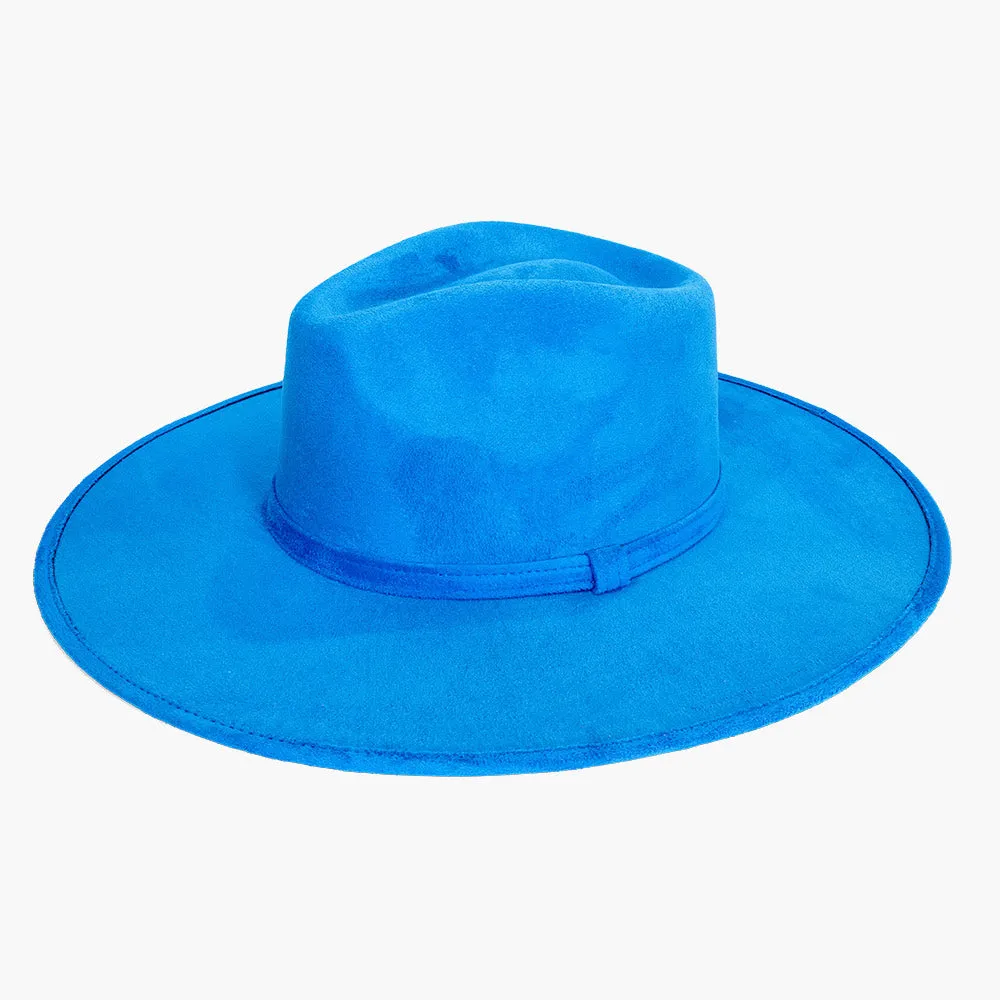 Dallas Blue Wide Brim Hat by AB.LINO