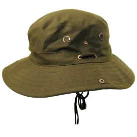 Dalston Bucket Hat in Olive