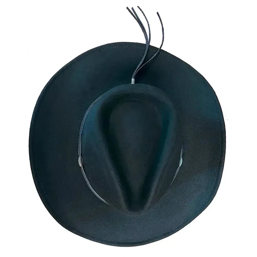 Deadwood Trading High Tail - Crushable Soft Wool Felt Cowboy Hat