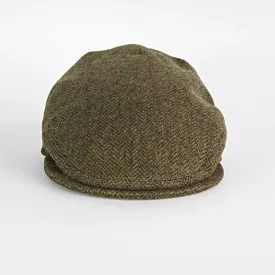 Forrest Herringbone Wool Flat Cap