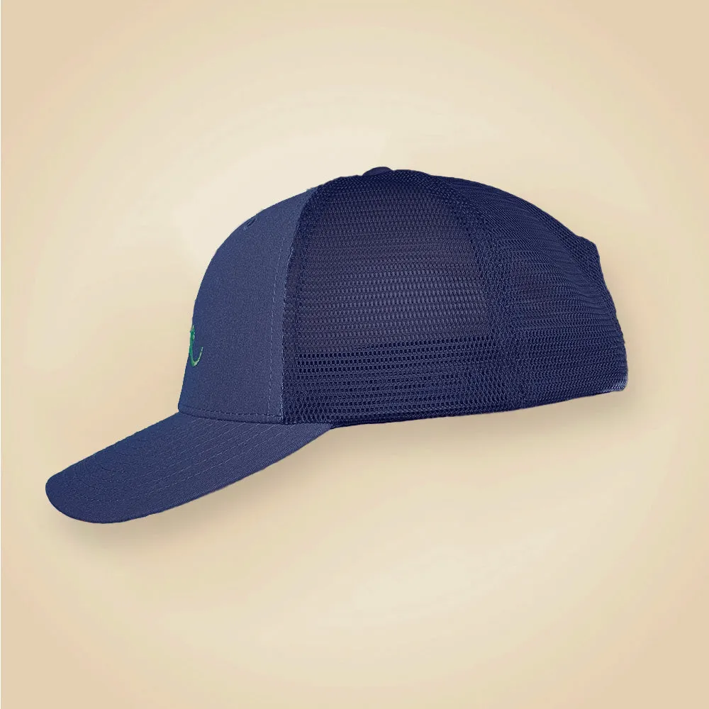 Gecko Flexfit Snapback Trucker Hat Navy