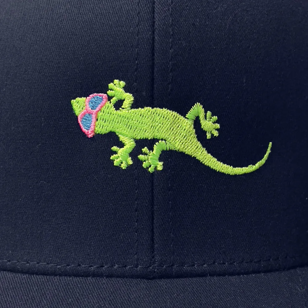 Gecko Flexfit Snapback Trucker Hat Navy