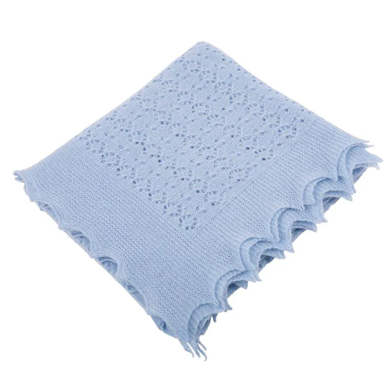 G.H.Hurt & Son Cosy Cashmere Baby Shawl - Blue