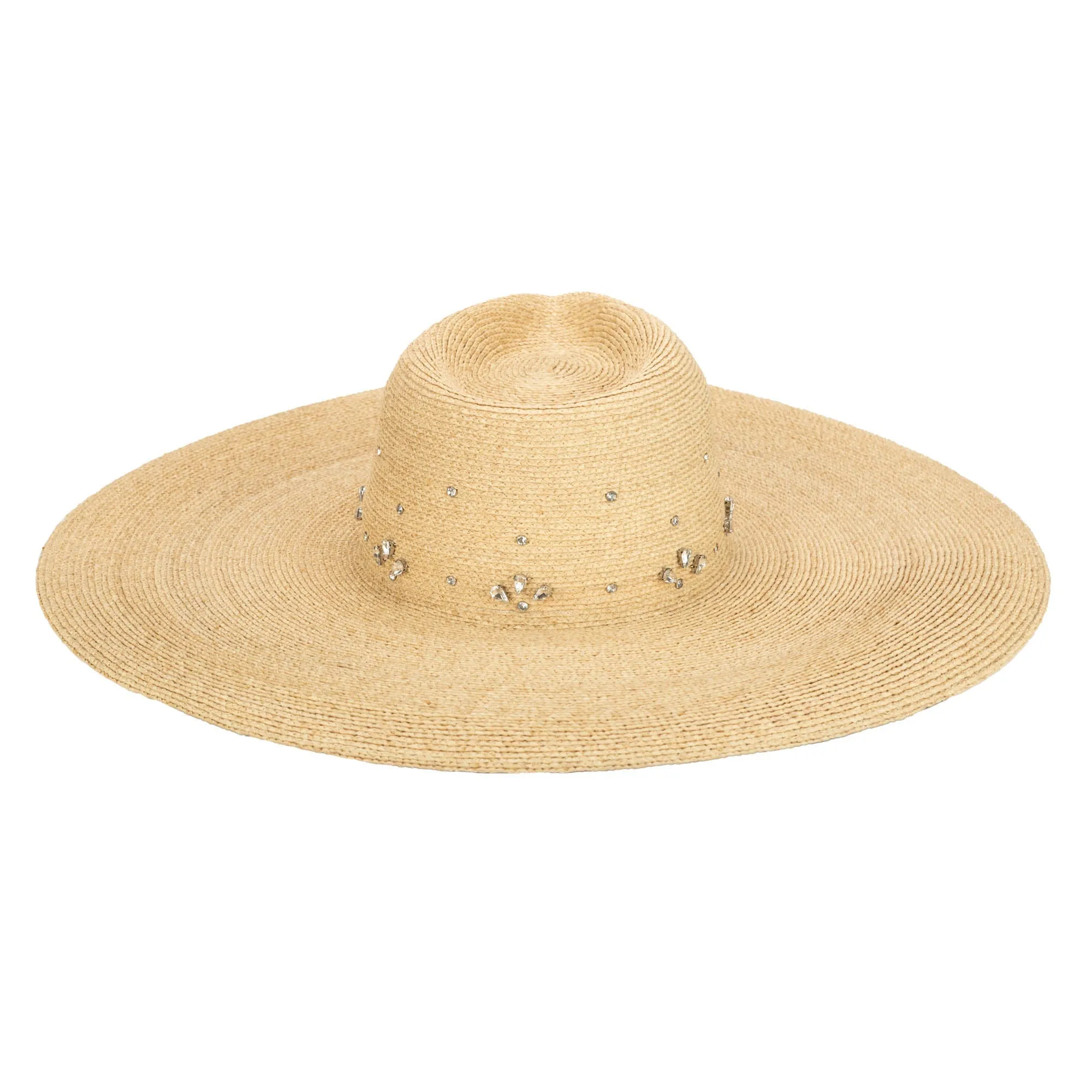 Glitz Wide Brim Fedora Sun Hat