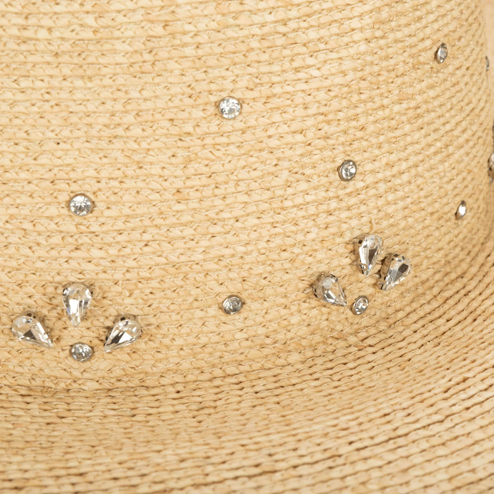 Glitz Wide Brim Fedora Sun Hat