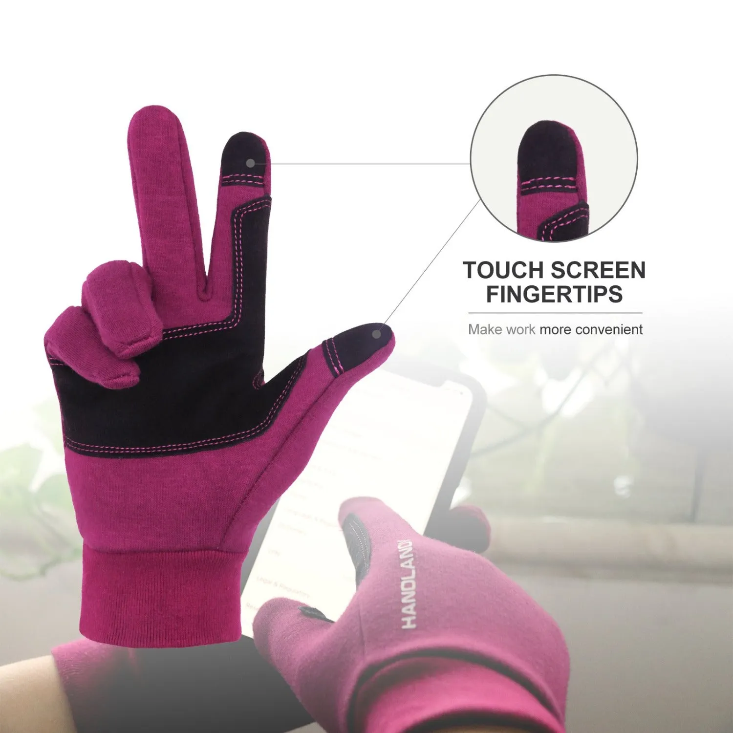 Handlandy Running Gloves Cycling Riding Touchscreen 233