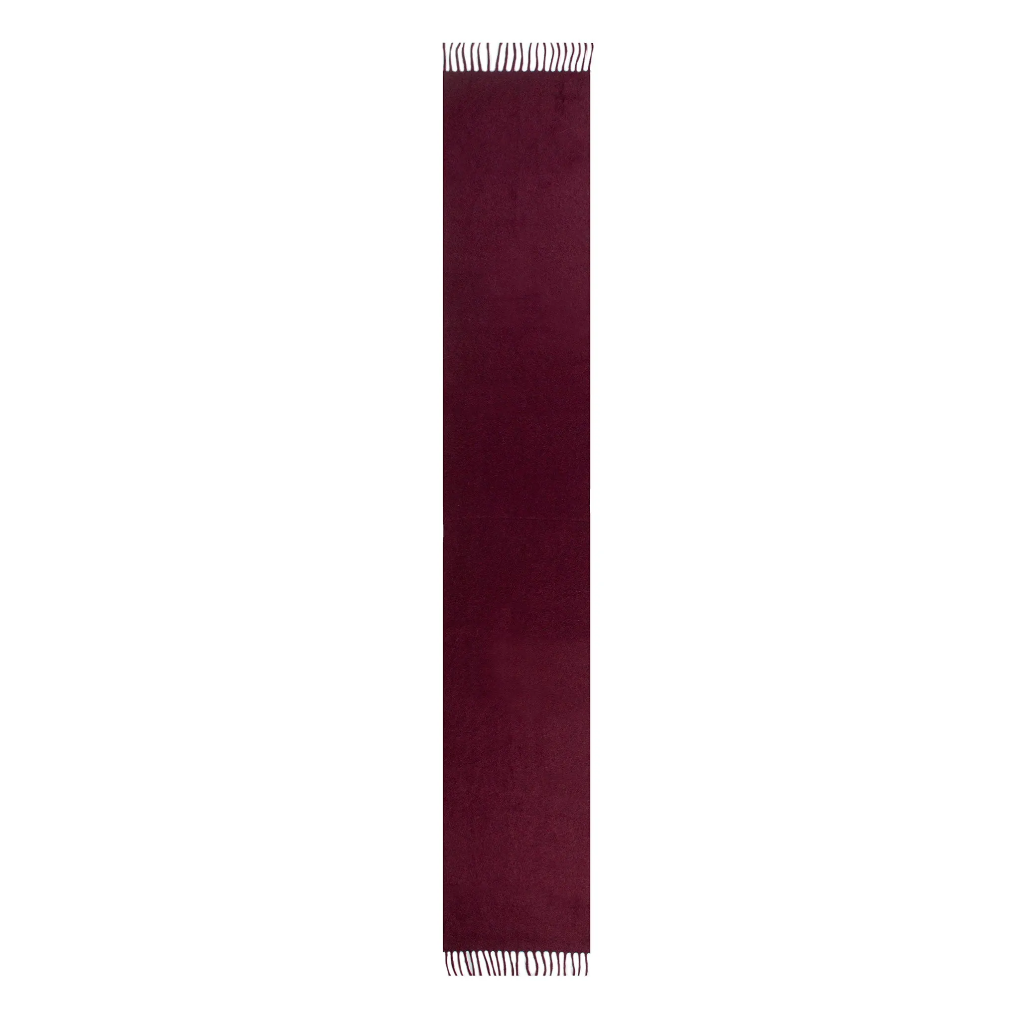 Heritage Plain Cashmere Scarf with Tassels and Gift Box