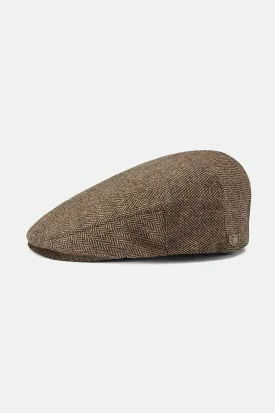 Hooligan Flat Cap - Brown/Khaki