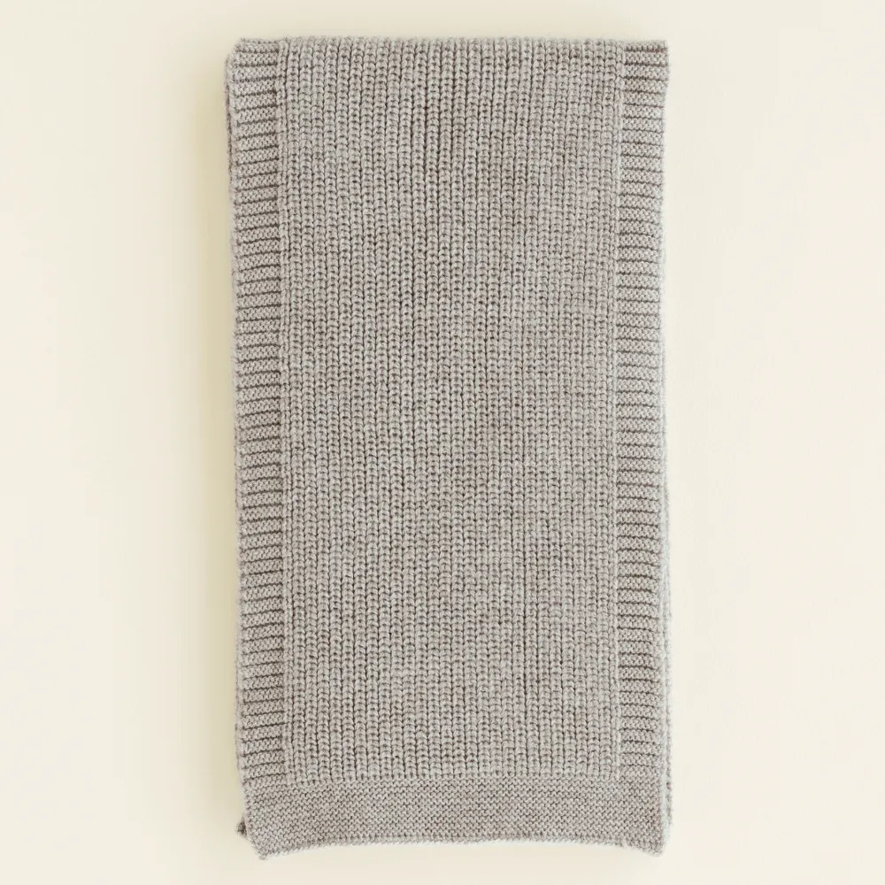 Hvid - Gustave Kids Scarf - 100% Merino wool