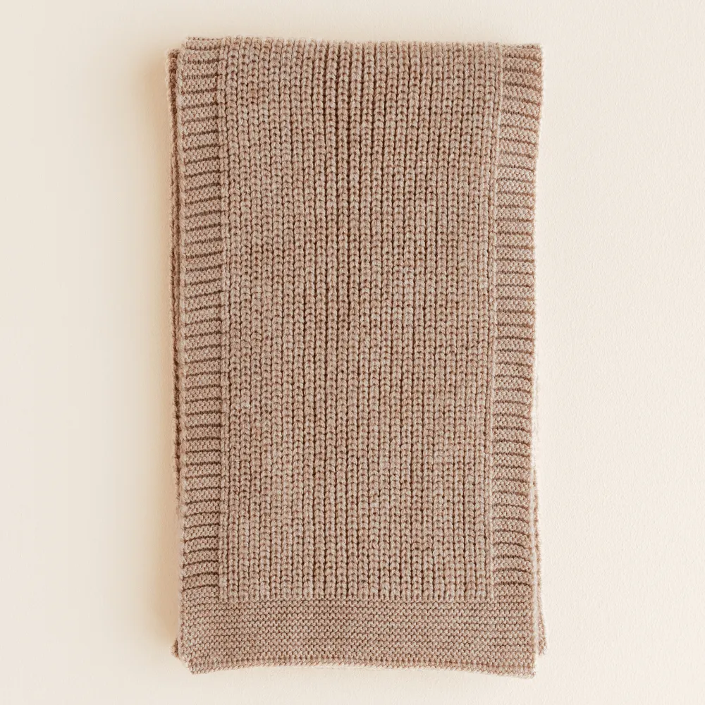 Hvid - Gustave Kids Scarf - 100% Merino wool