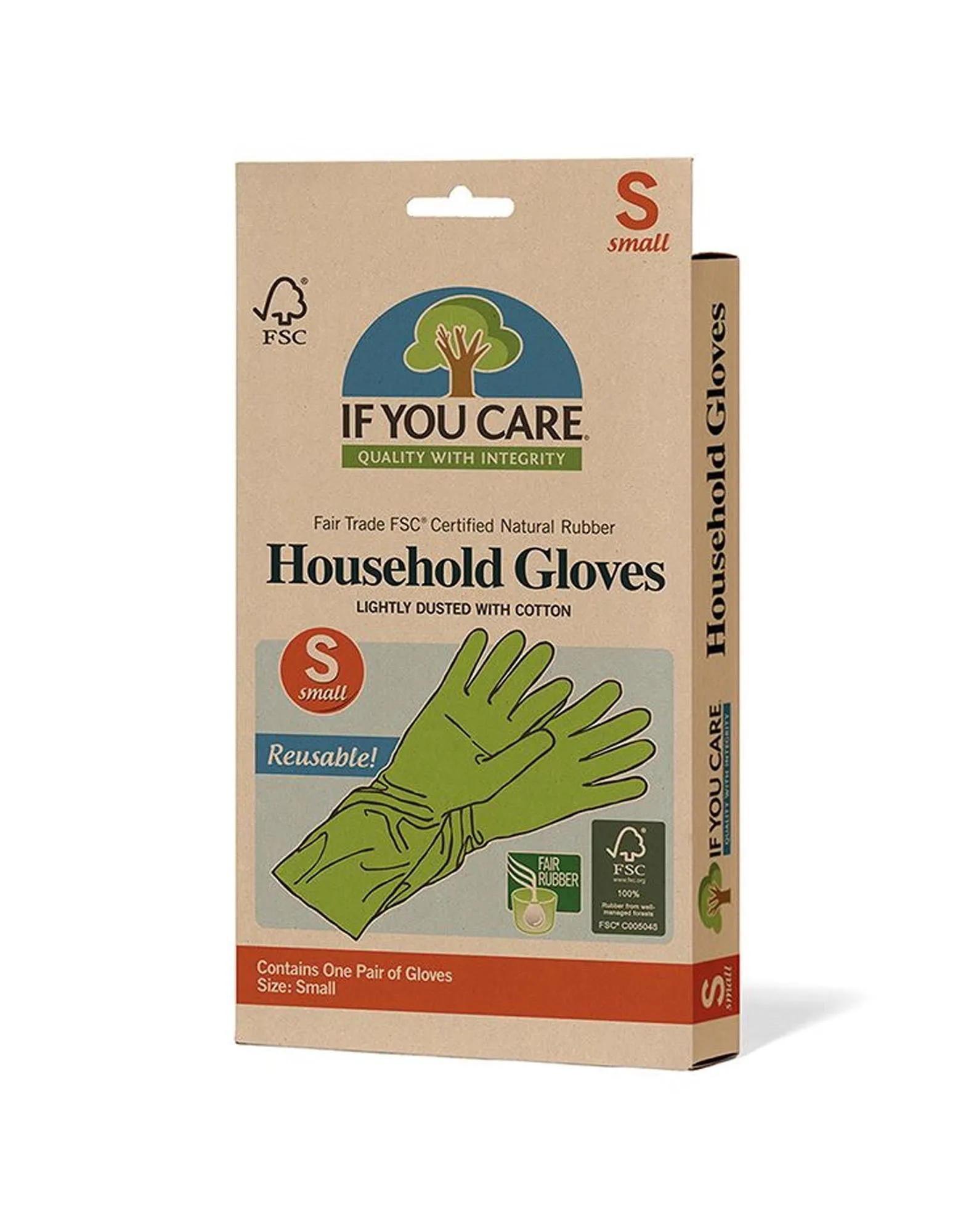 If You Care FSC Certified Fair Rubber Latex Household Gloves