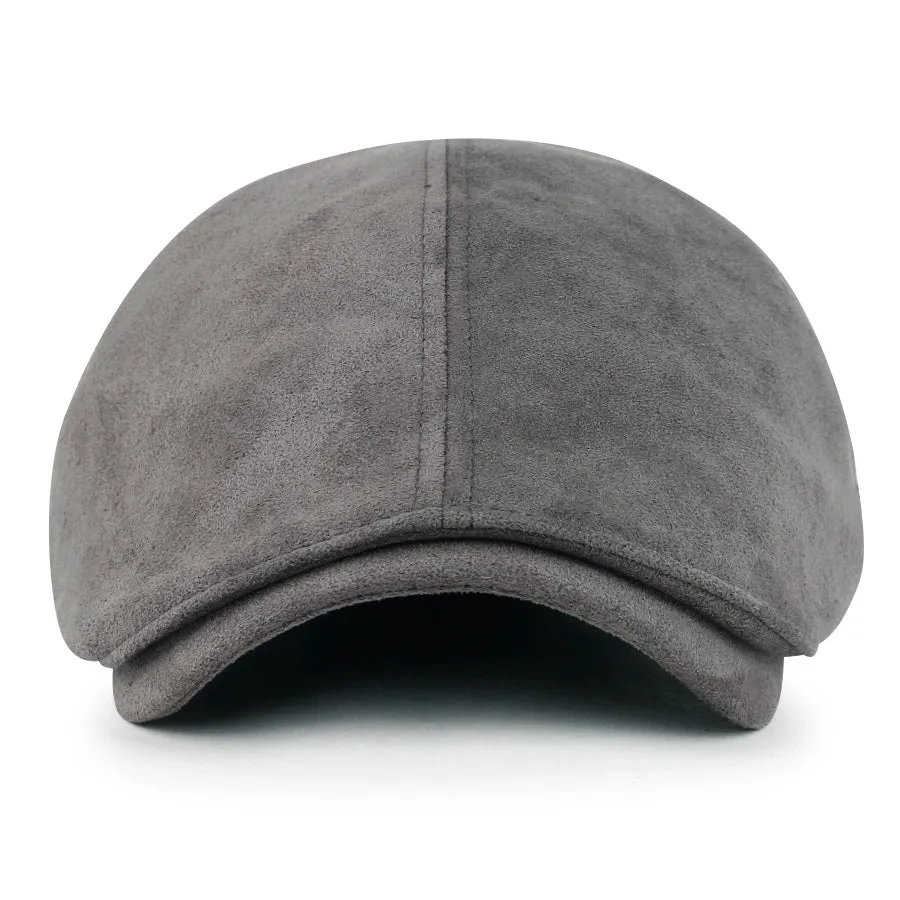 ililily Basic Color Gatsby Newsboy Hat Flex Fit Cabbie Hunting Flat Cap