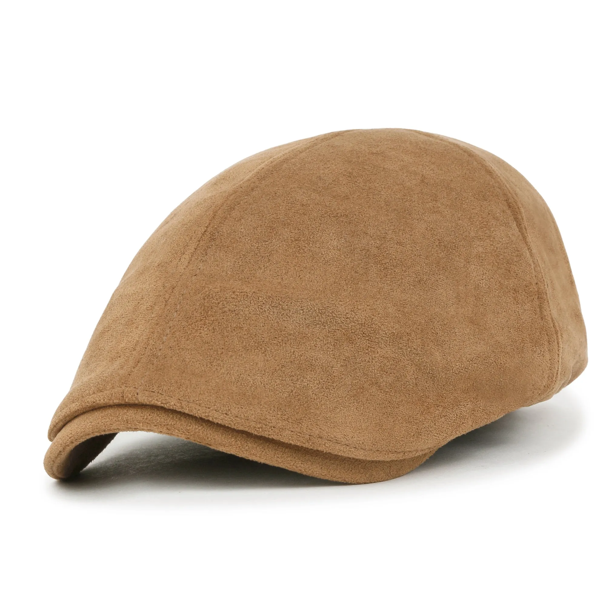 ililily Basic Color Gatsby Newsboy Hat Flex Fit Cabbie Hunting Flat Cap