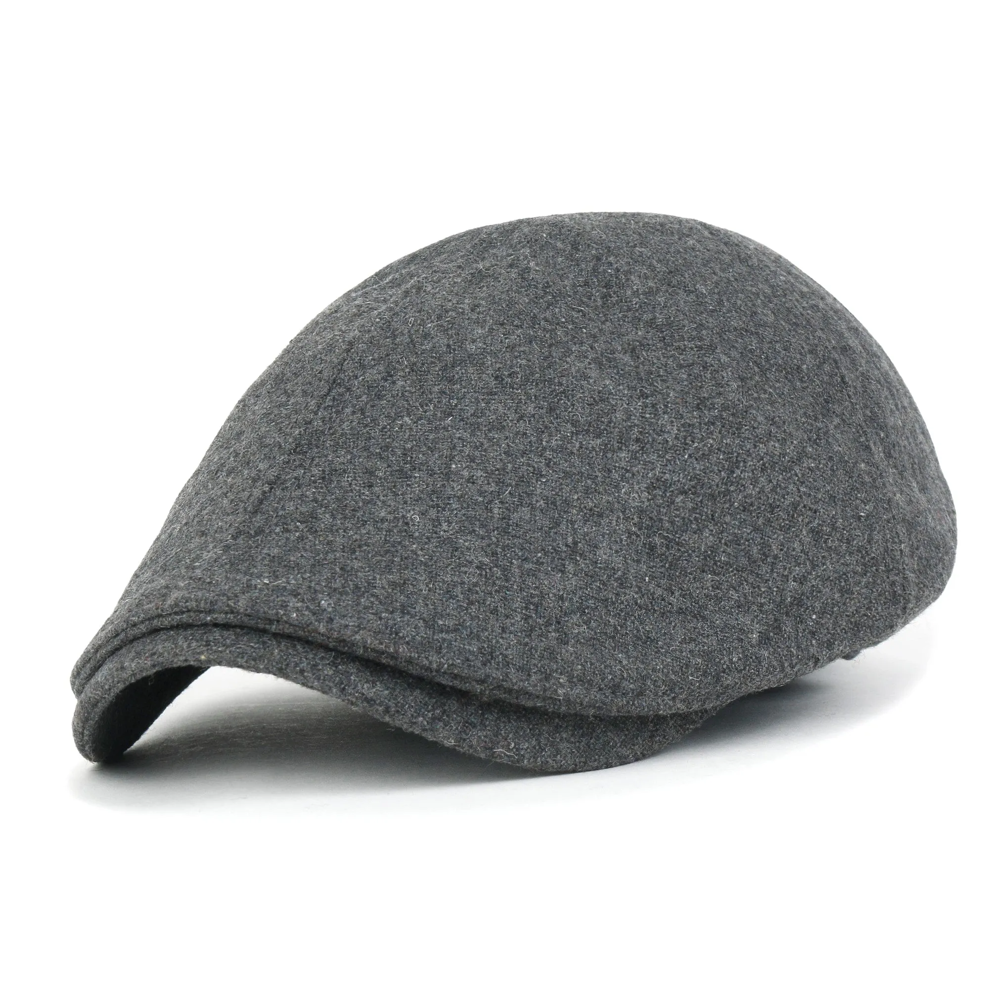 ililily Basic Color Gatsby Newsboy Hat Flex Fit Cabbie Hunting Flat Cap