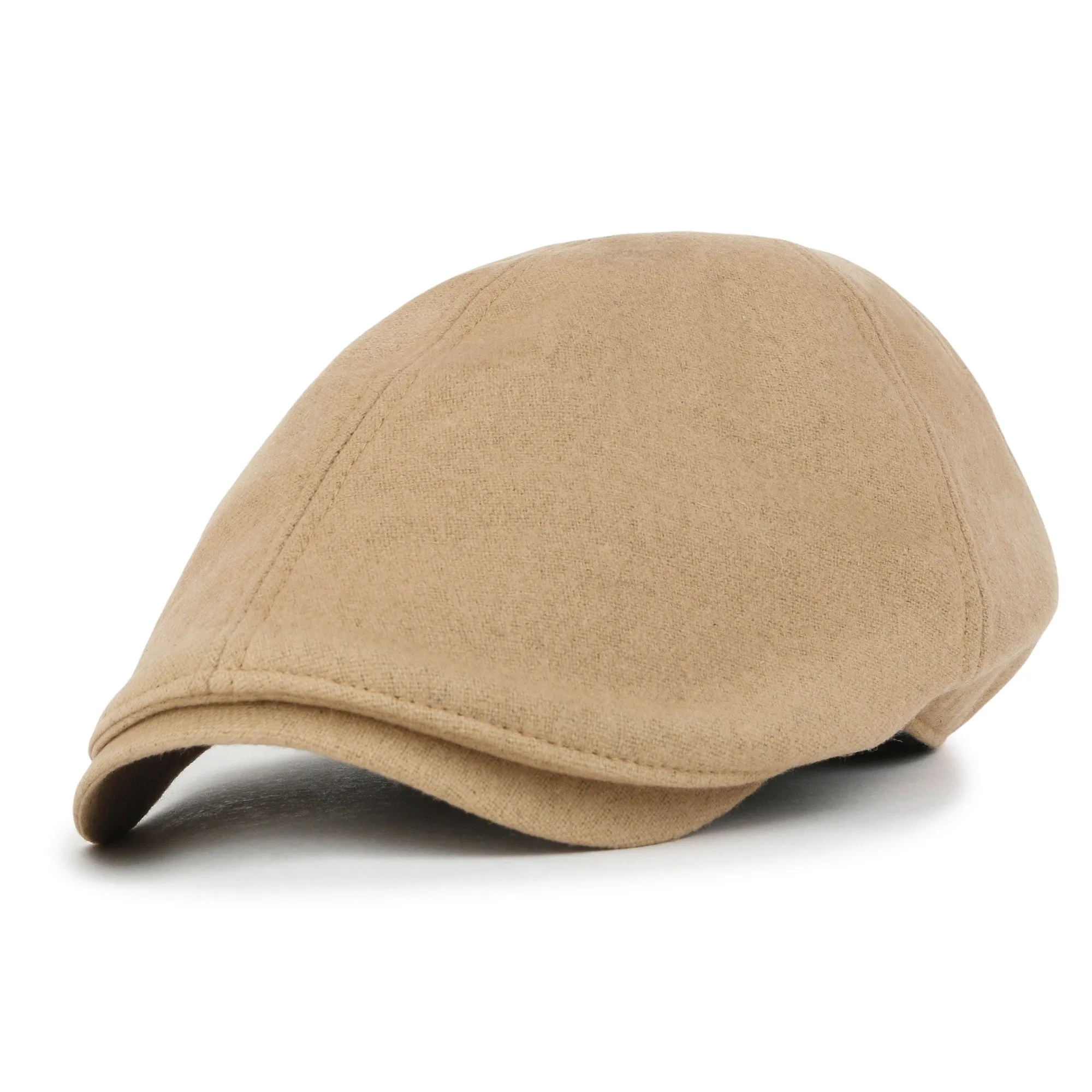 ililily Basic Color Gatsby Newsboy Hat Flex Fit Cabbie Hunting Flat Cap