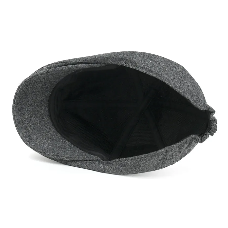 ililily Basic Color Gatsby Newsboy Hat Flex Fit Cabbie Hunting Flat Cap