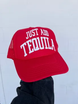 Just Add Tequila Red Trucker Hat