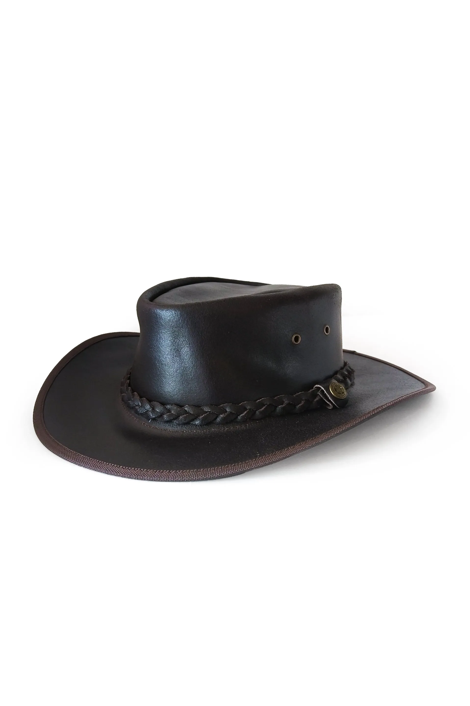 KORDOVAN's Crushable Premium Genuine Leather Western Cowboy Hat S032