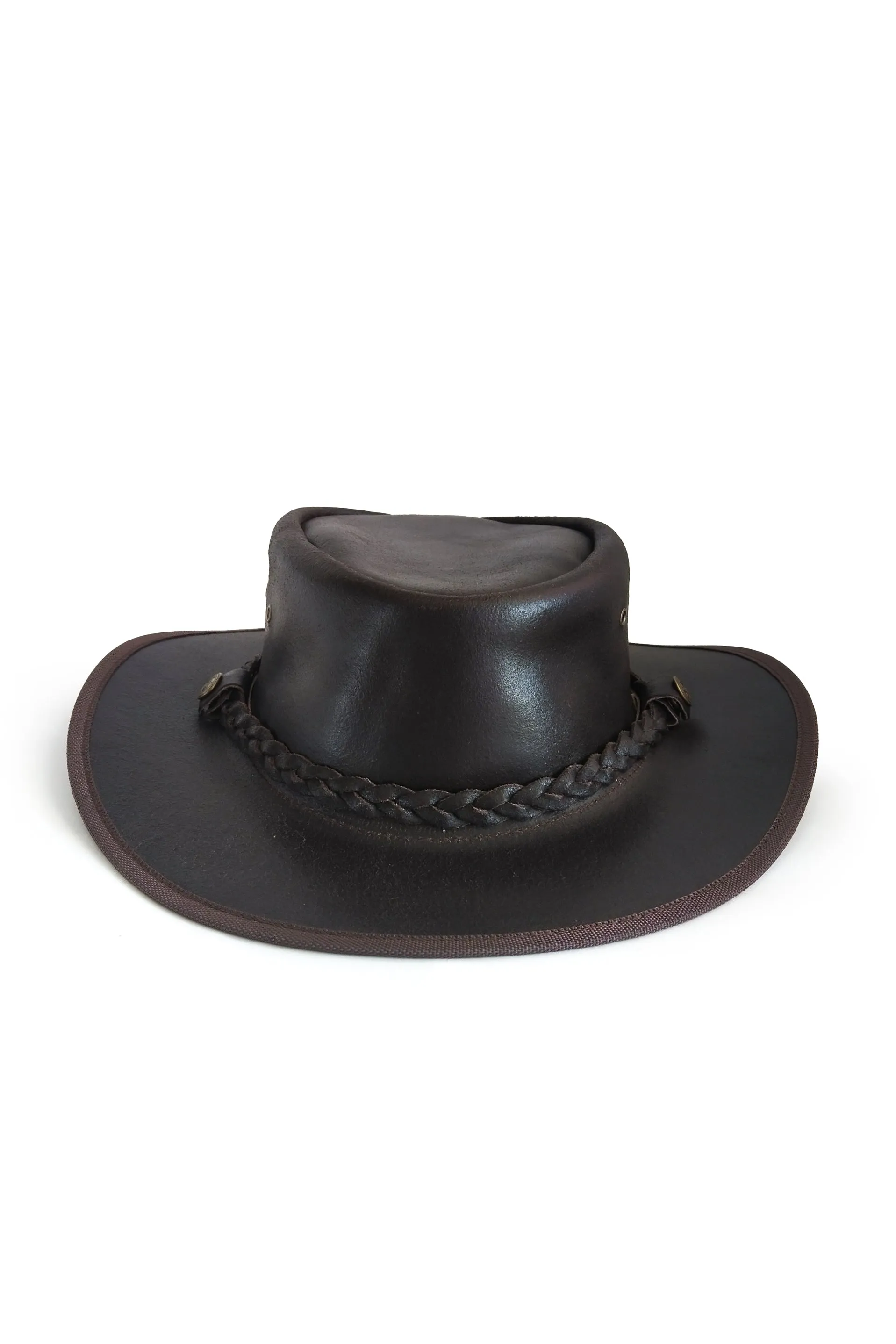 KORDOVAN's Crushable Premium Genuine Leather Western Cowboy Hat S032